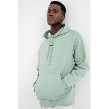 Hanorac cu buzunar kangaroo - Verde fistic