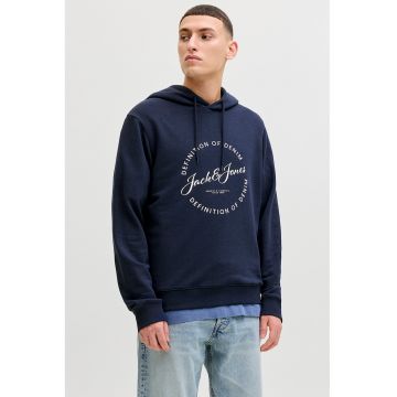 Hanorac cu imprimeu logo - Alb/Bleumarin