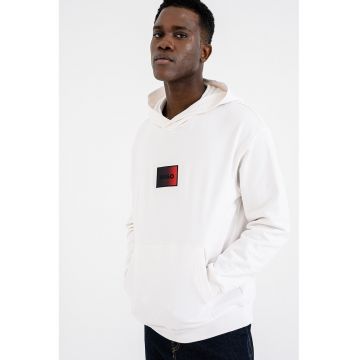 Hanorac cu imprimeu logo - Rosu/Negru/Alb murdar