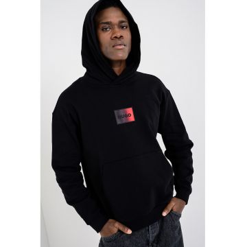 Hanorac cu imprimeu logo - Rosu/Negru