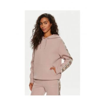 Hanorac cu logo pe maneci