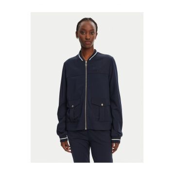 Hanorac dama  bleumarin - cu fermoar