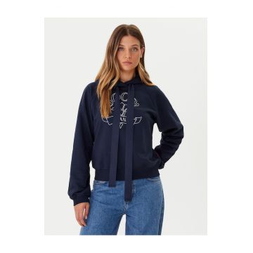 Hanorac dama  bleumarin - din material de calitate