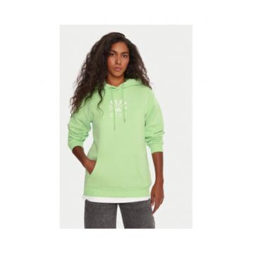 Hanorac dama -  Bumbac/Poliester - Verde