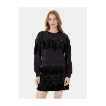 Hanorac dama  negru - din material de calitate