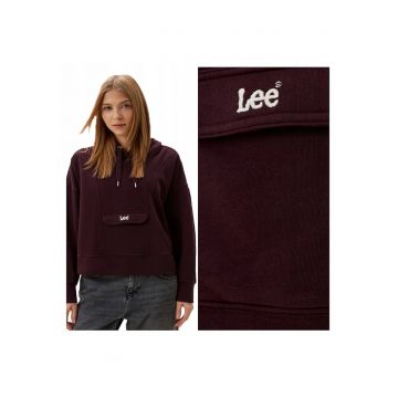 Hanorac Dama -  Regular Fit - cu gluga - violet -