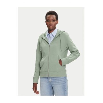 Hanorac dama  verde - textil