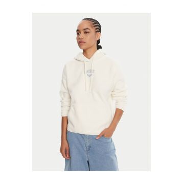 Hanorac de dama  alb - polar