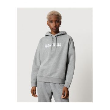 Hanorac din bumbac organic cu logo Bebel