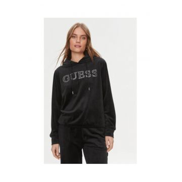 Hanorac lejer din velur cu logo