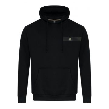Hanorac pentru barbati - U.S. GRAND POLO - cu gluga - bumbac/poliester - negru