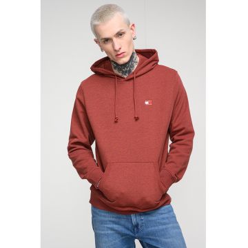 Hanorac regular fit cu gluga ajustabila - Caramiziu