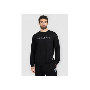 Hanorac sport barbati  negru - bumbac -