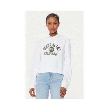 Hanorc cu print logo din bumbac