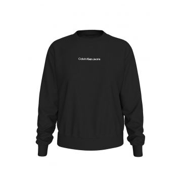 Bluza de trening din amestec de bumbac - Negru