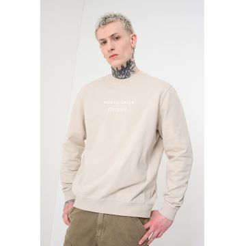 Bluza de trening lejera cu logo - Bej deschis