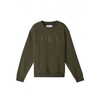 Bluzon din bumbac cu logo -