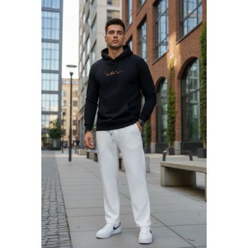 Hanorac barbati slim fit negru b2728