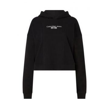 Hanorac  Bumbac - Negru - Negru