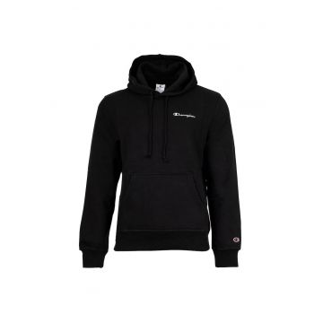 Hanorac cu buzunar kangaroo - Negru