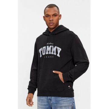 Hanorac cu imprimeu logo Varsity - Negru