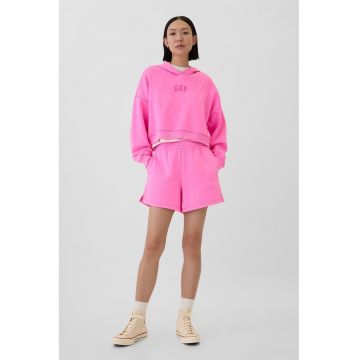 Hanorac cu maneci cazute - Fucsia