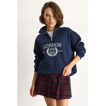 Hanorac dama  bleumarindwqfwqdwq - Bleumarin