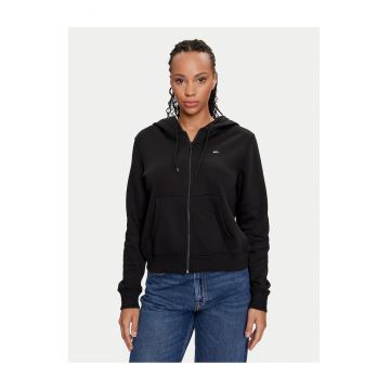 Hanorac dama  negru - cu gluga