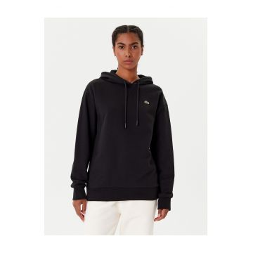 Hanorac dama  negru - cu gluga