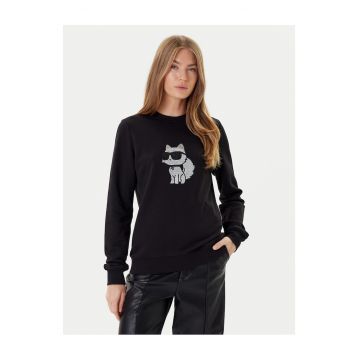 Hanorac dama -  negru - textil