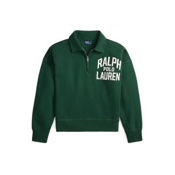 Hanorac dama  verde - din material textil