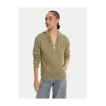 Hanorac dama  verde - textil