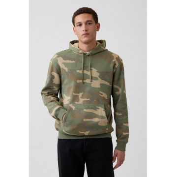 Hanorac din amestec de bumbac cu logo brodat