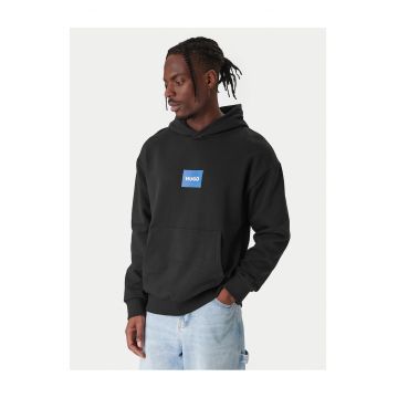 Hanorac pentru barbati  negru - cu gluga -