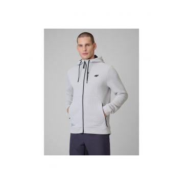 Hanorac sport barbati  tehnologie 4FDry - gluga albdwqf - Alb