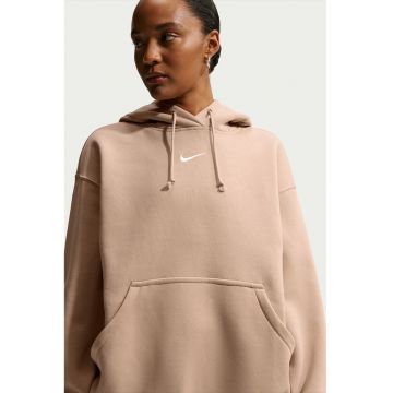 Hanorac supradimensionat cu buzunar kangaroo Phoenix - Maro nisip