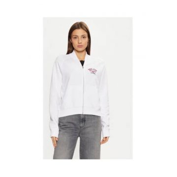 Hanorc cu fermoar si manei raglan