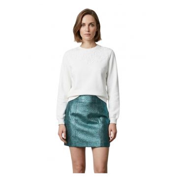 Bluza de trening cu model brodat -