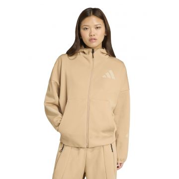 Hanorac cu maneci cazute si buzunare oblice Z.N.E. - Maro nisip