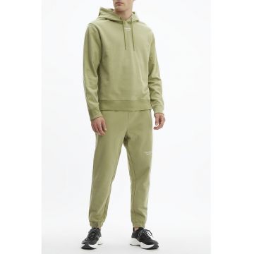 Hanorac relaxed fit din amestec de bumbac organic - Kaki